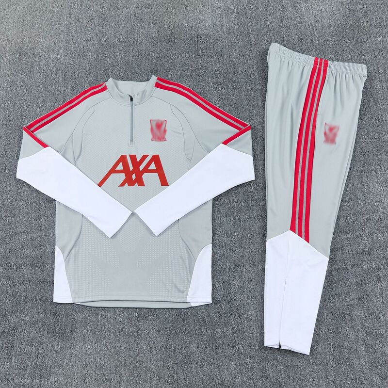 2627 Real Madrid, Barcelona, Arsenal, Manchester United Club Brazil France Spain Half-Zip Long-Sleeve Football Training Shirt 2627 Real Madrid, Barcelona, Arsenal, Manchester United Club Brazil France Spain Half-Zip Long-Sleeve Football Training Shirt
