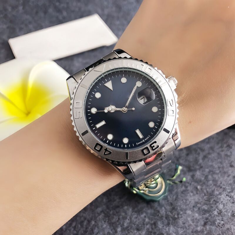 Cross-Border Dropshipping of Famous Gold Yacht Gold Watches, Men's Sports Quartz Watches, Foreign Trade Supply, High-Looking Waterproof Outdoor Watches