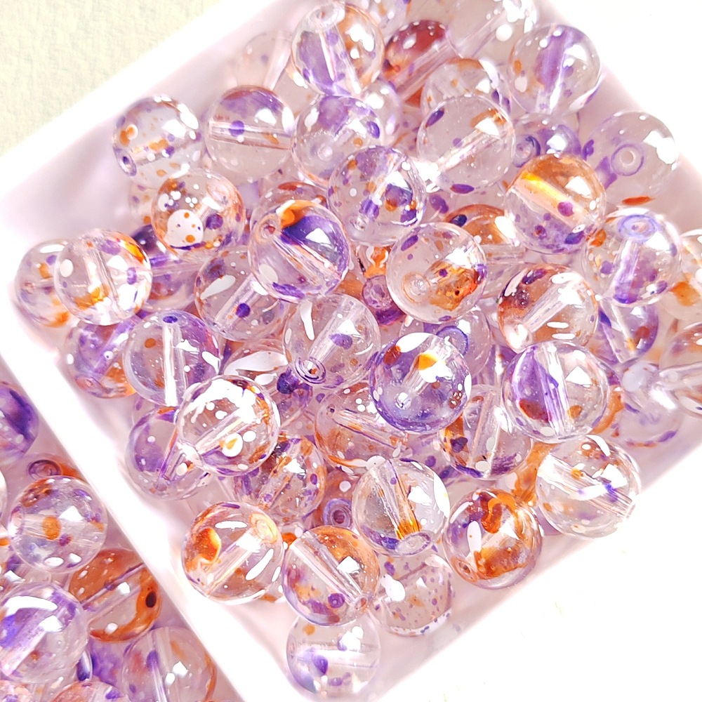 38g Weight Beads Jewelry Making Type DIY Jewelry Accessories Classification 50 PCS/Package Quantity Glass, glass Material Solid Color Pattern Stoving Varnish Design Simple Style, Classic Style Style 50 PCS/Package Glass Glass Solid Color DIY Jewelry Accessories Beads 2