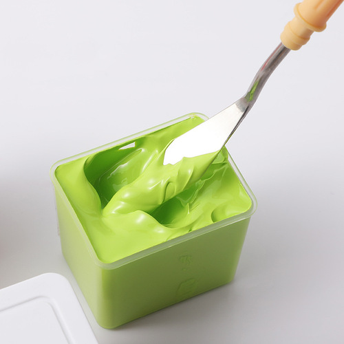 Manufacturer gouache oil paint scraper art supplies tool knife pointed flat plastic handle palette knife
