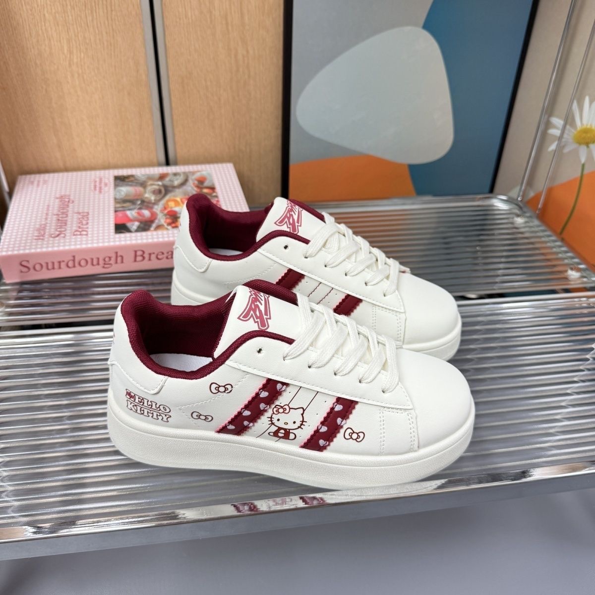 Kitty Shell zapatos para mujeres 2025 nuevo primavera y otoño retro nicho de altura zapatos de verano versátiles zapatos de skate