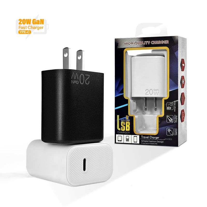 Gan 20W Type-C Fast Charger Us Plug Mobile Phone Wall Charging Head Suitable for Samsung Mobile Phones Gan 20W Type-C Fast Charger Us Plug Mobile Phone Wall Charging Head Suitable for Samsung Mobile Phones