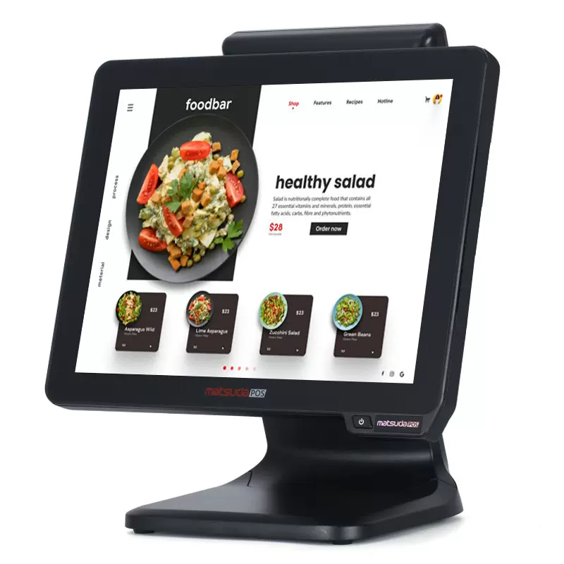 稳定耐用易安装入门级收银机硬件餐饮零售收款终端支持多场景适配