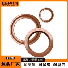 定制氟胶UN液压油封Y型密封圈无骨架油封FKM液压密封圈大全轴孔用