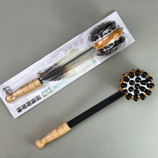 Promise 106 Home Wooden Handheld Knock Shoulder Back Massage Fitness Meridian Relaxation Knock Back Massage Wholesale
