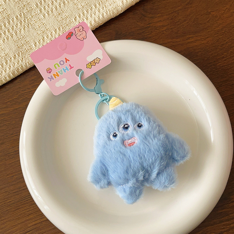 少女漫画かわいいモンスターぬいぐるみストラップ人形バッグキーホルダーアクセサリー精品店|undefined