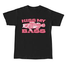 �羳���ޚW�aKiss My Bass Vintage Style Fishing T-Shirt, Fish