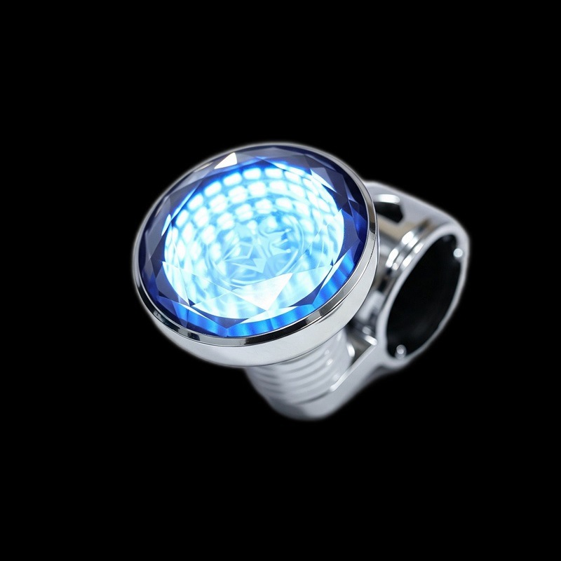 Cross-border new LED crystal steering wheel assist ball, car steering wheel assist device, car steering aid