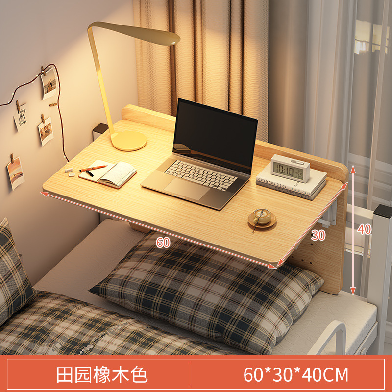 Mesa de cama plegable perezosa cuelga mesa de computadora dormitorio artefacto escritorio dormitorio estudiantil escritorio pequeño