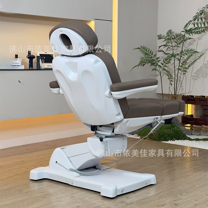 Cama de belleza eléctrica pestañas sofá de manicura silla de belleza bordado pestañas máscara de reclinación silla de experiencia