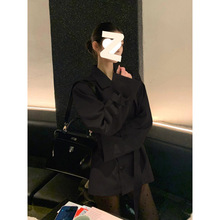 韩版设计感风衣外套女2025春秋新款英伦风小个子收腰气质短款大衣