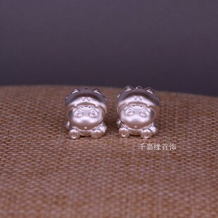 Foot Silver 999 Crayon Shin New Dinosaur Hat Beaded DIY Transfer Beads Beaded Bracelet Bracelet Accessories Dinosaur Clothing Shin New