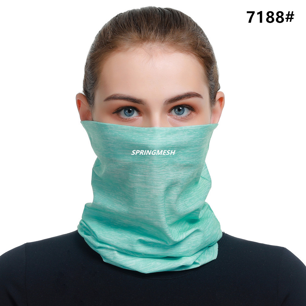 Outdoor sun protection and UV protection face mask for men and women, breathable neck protector, cycling neck gaiter, seamless magic headscarf