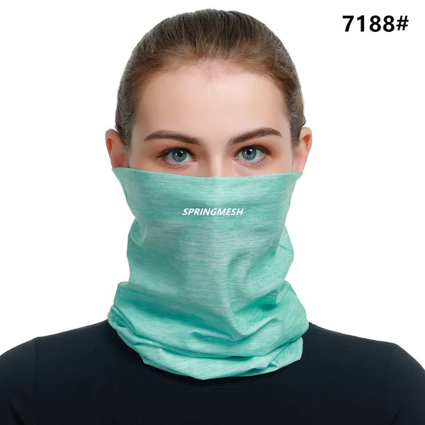 Outdoor sun protection and UV protection face mask for men and women, breathable neck protector, cycling neck gaiter, seamless magic headscarf
