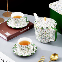 FLORIS伊甸园轻奢骨瓷茶具咖啡杯水杯马克杯礼品套装茶壶