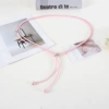 A518 silver buckle pink