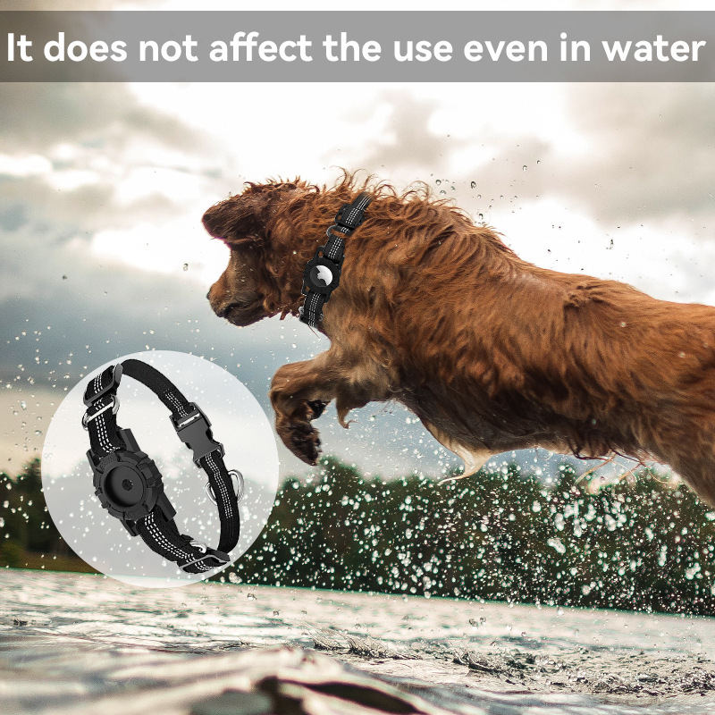 Dog Collar Amazon Hot Sale Suitable for Apple Airtag Dog Collar Airtag Protective Case Pet Collar Worker