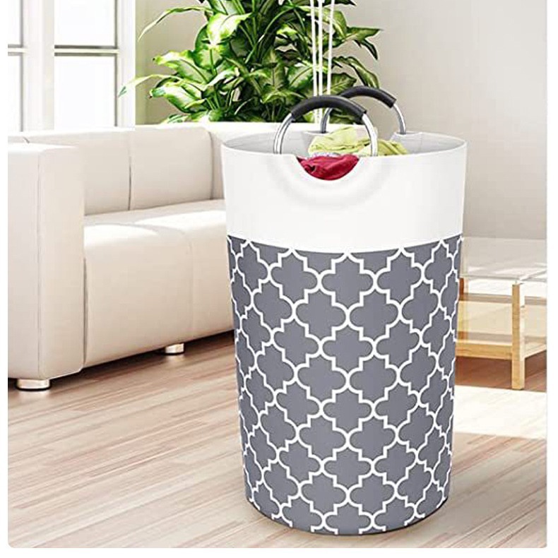 Foreign Trade Supply Dirty Clothes Bucket Dirty Clothes Storage Basket Fabric Laundry Basket Bathroom Toy Storage Dirty Clothes Bucket Foldable