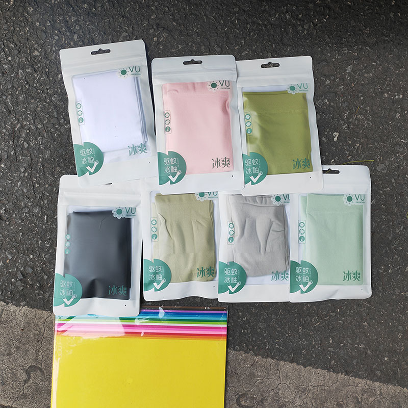 Mangas de hielo sin logotipo para hombres y mujeres anti-UV verano anti-insectos conducción al aire libre brazo manga