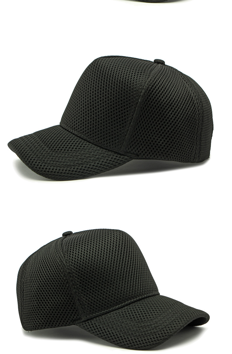 Herren Trucker Caps mit großer Krone, atmungsaktiv, Vollnetz, Snapback, Baseballkappen, Sonnenschutz, Outdoor, Übergröße 56-64cm – Detail 11