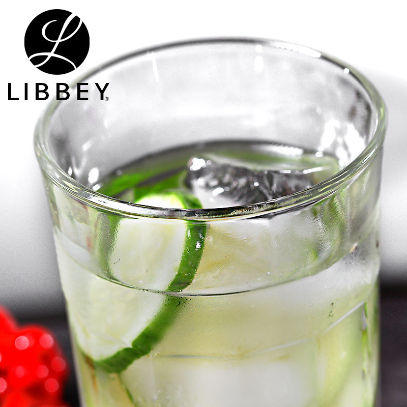 Libbey Libby vidrio espesado Long Island Iced Tea taza de café octogonal taza de jugo de limón Latte Mocha Taza