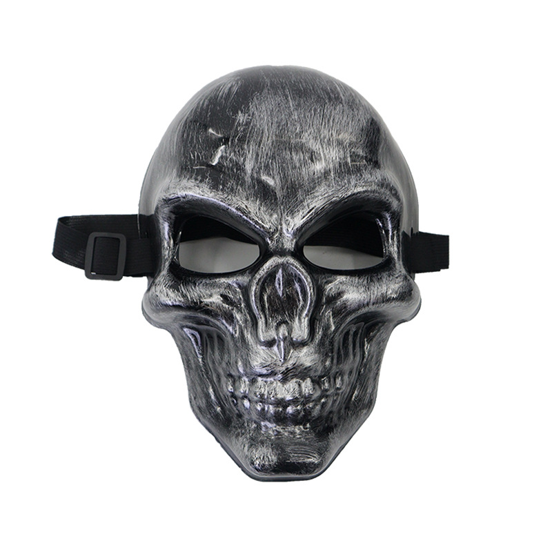 Ventas transfronterizas máscaras de esqueleto fantasma blanco máscaras de Halloween nuevas máscaras de terror máscaras de diablo máscaras de papel máscaras accesorios