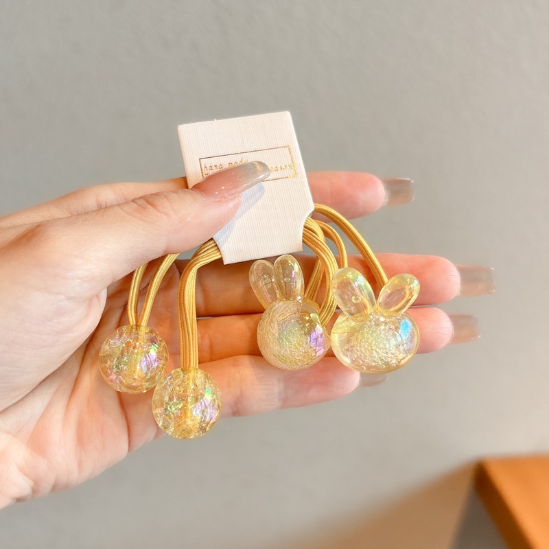 Banda de goma de dopamina para niños lindos joyas de cabello anillo de cabello de cabello para niñas coloridas pequeñas bandas de goma para niños lindos joyas de cabello