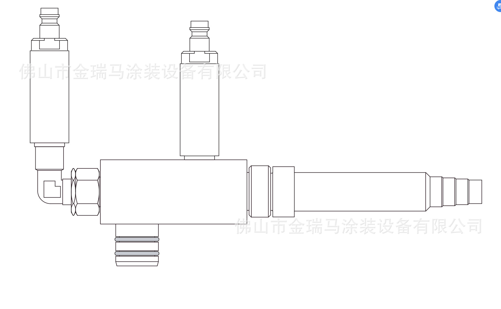 供应瑞士金马EI05-V  Enamel injector 粉末发射器