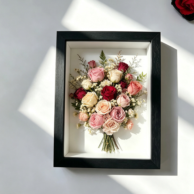 Nordic Minimalist Hollow Photo Frame 3cm Deep Three-Dimensional Plant Specimen Storage Frame Dried Flower Mounting Frame Decorative Picture Frame