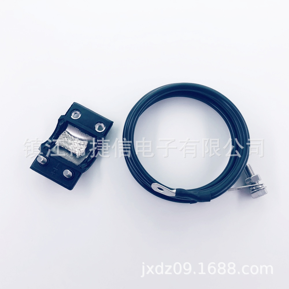 免胶式1/4馈线接地卡  骨架式1/4接地夹  1/4馈线接地件