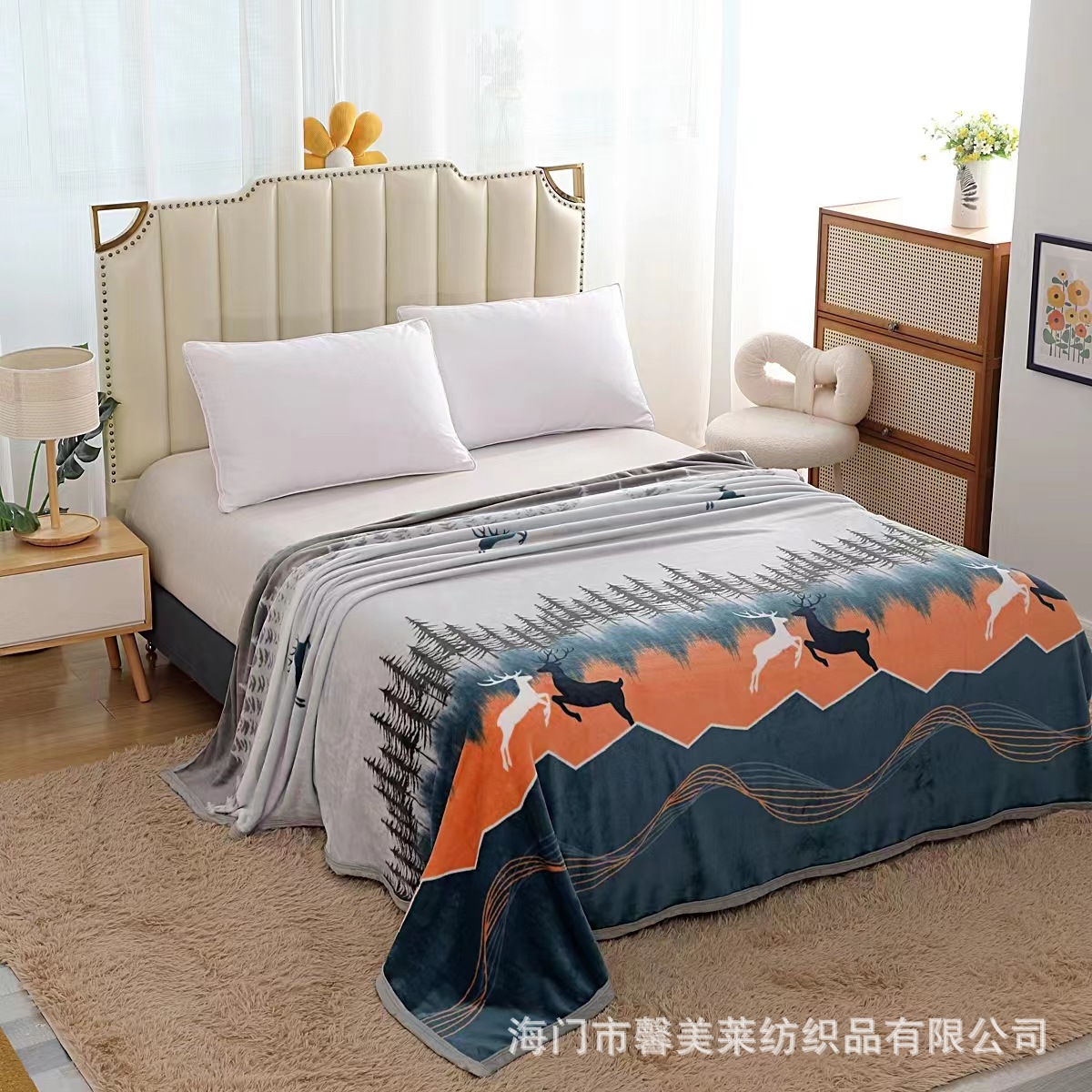 풍부한 더블 사슴