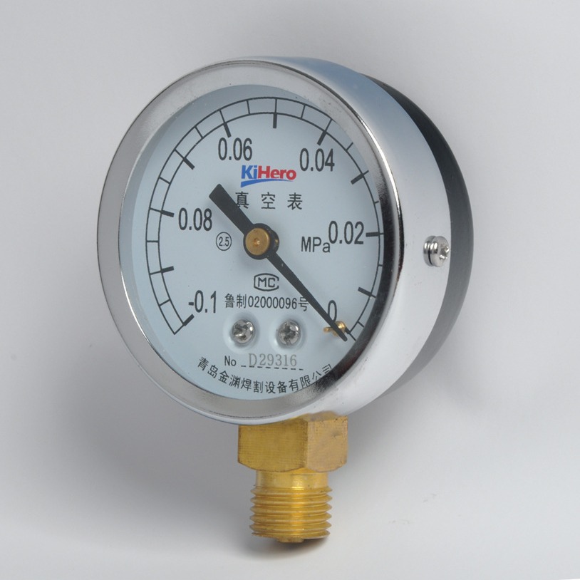 现货供应多规格青岛金渊焊割压力表 60mm m14*1.5水压油压真空表