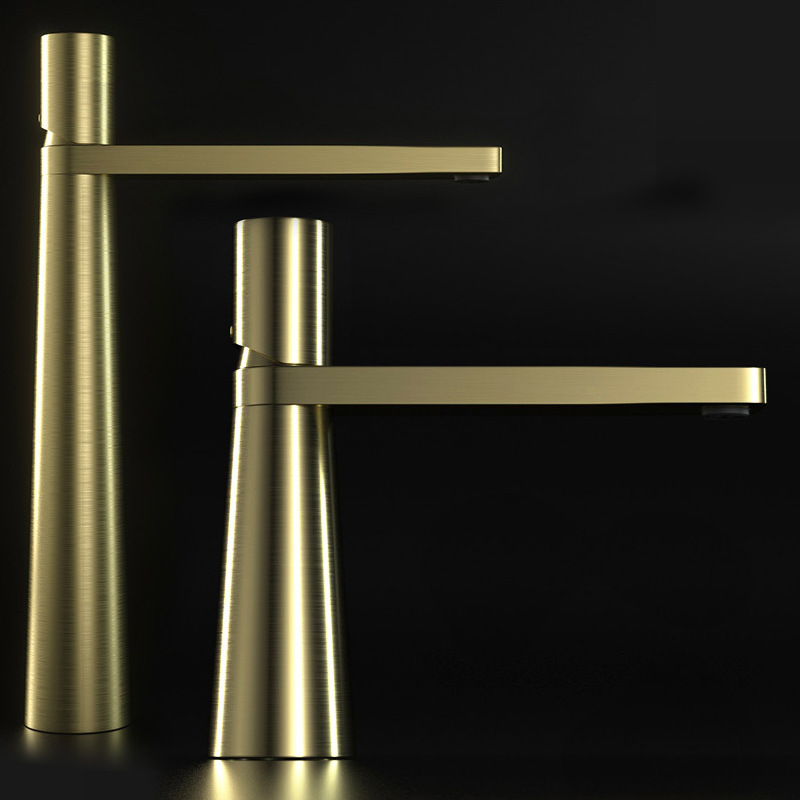 Grifo personalidad transfronteriza cobre puro baño baño lavado de manos lavabo frío y caliente todo el grifo de venta directa de fábrica de cobre