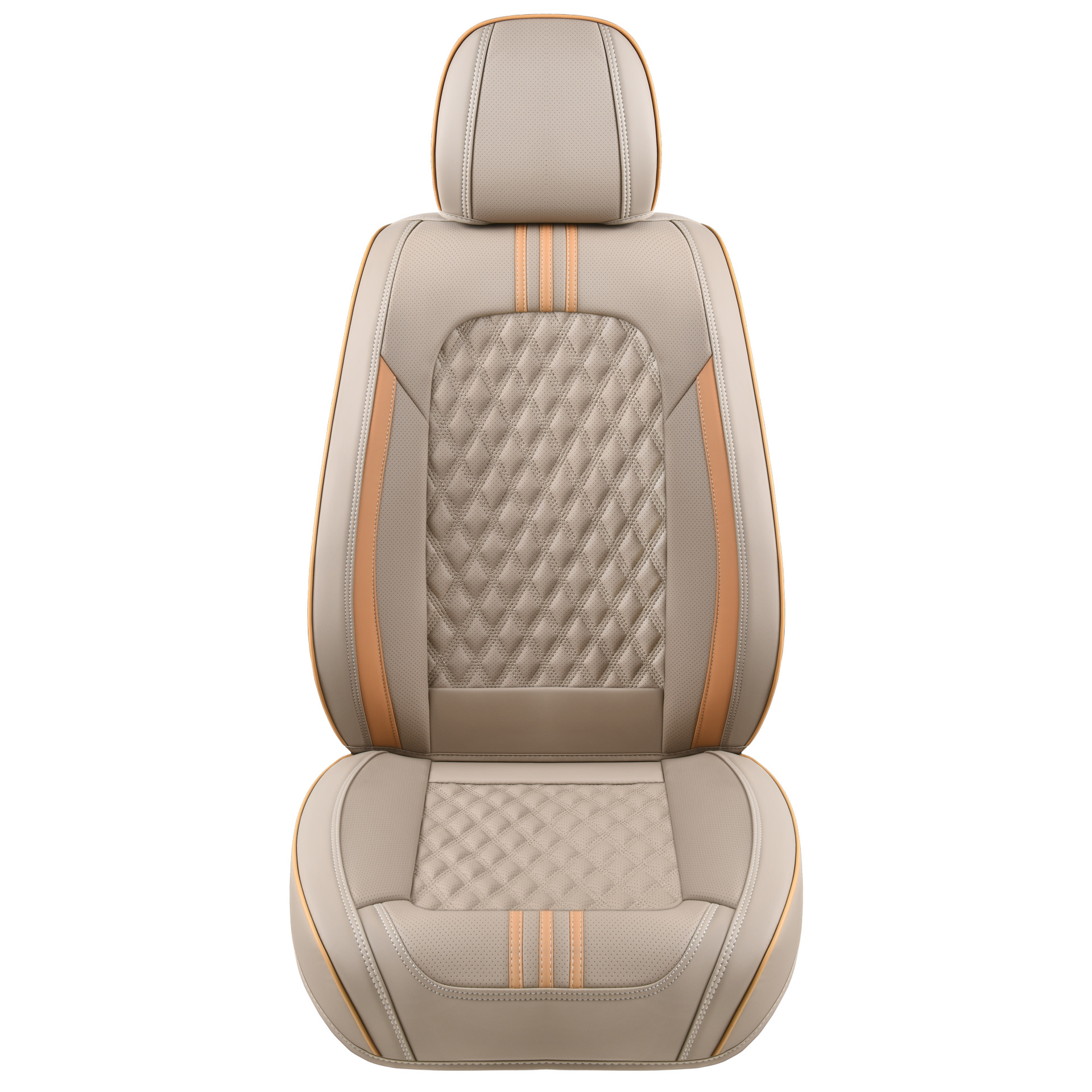 9D Full-Coverage Car Seat Cover, Universal for All Seasons, Breathable and Ventilated for Summer, Perforated Leather Seat Cover, Comfortable Car Cushion
