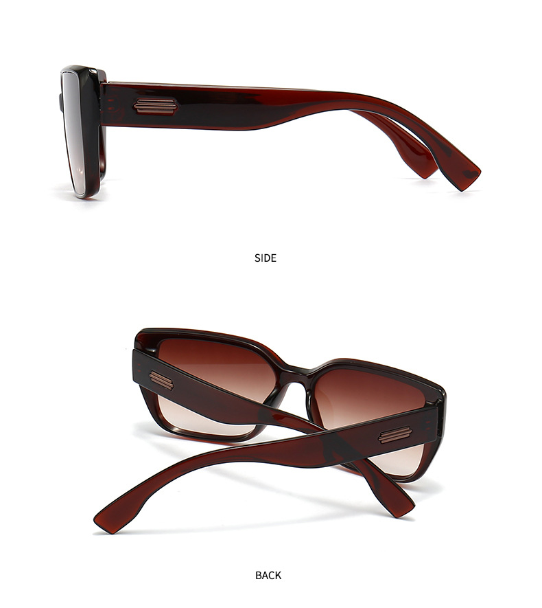 2023 foreign trade cross border metal accessories square frame sunglasses for men European and American street style sunglasses for women wholesale 9120_voghion.com