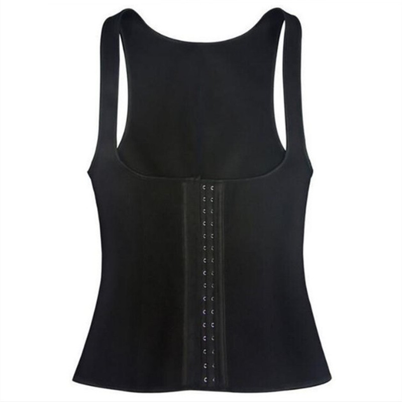 Corsé deportivo para mujer con cremallera, chaleco de neopreno reductivo para entrenamiento y yoga