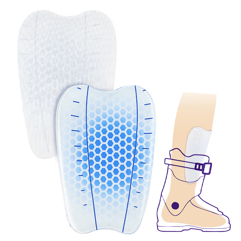 Accessories: Ski Protective Gear, Shock-Absorbing Soft Adhesive Leg Pads, Shin Pads, Gel Pads, Ski Boot Anti-Wear Pads