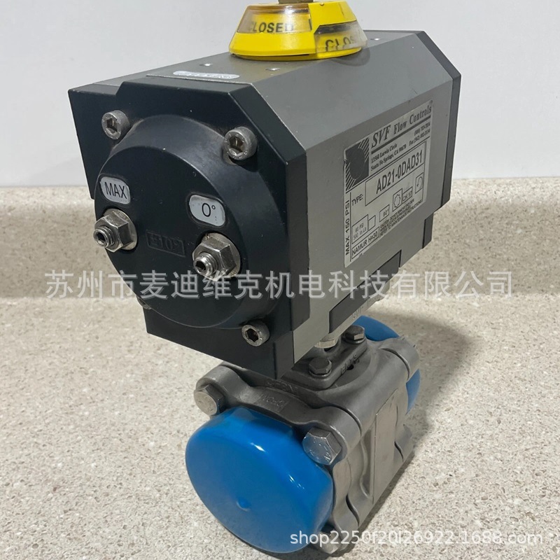 SVF FLOW CONTROLS品牌AD21-0DAD31型气动球阀  CE和CSA认证CRN阀