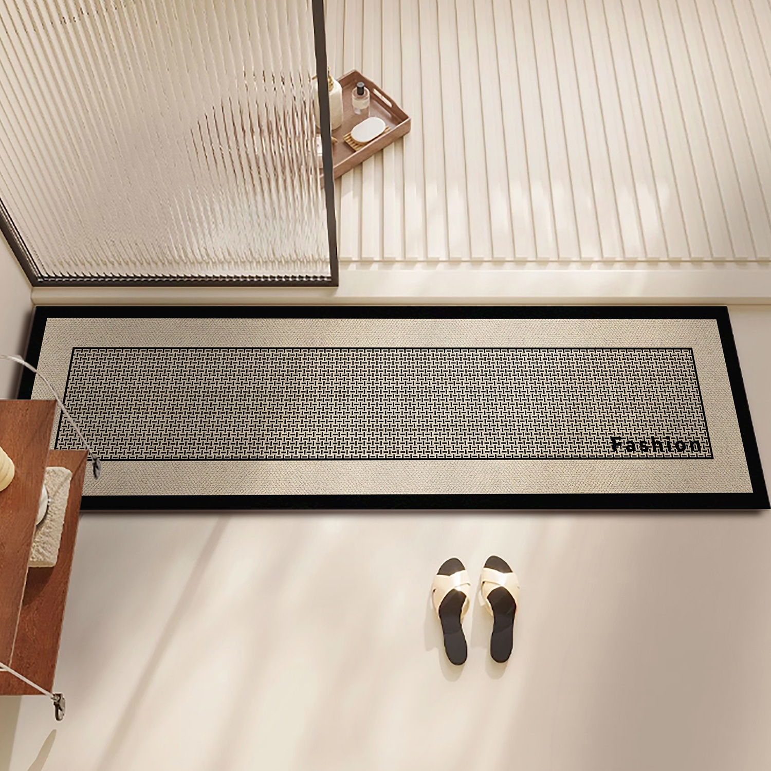 Bathroom Floor Mats Bathroom Door Diatom Mud Super Absorbent Quick Drying Foot Mats Entry Door Anti Slip Threshold Mats_voghion.com