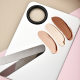 Factory direct stainless steel new makeup rectangular ring makeup palette powder liquid nail art palette tools