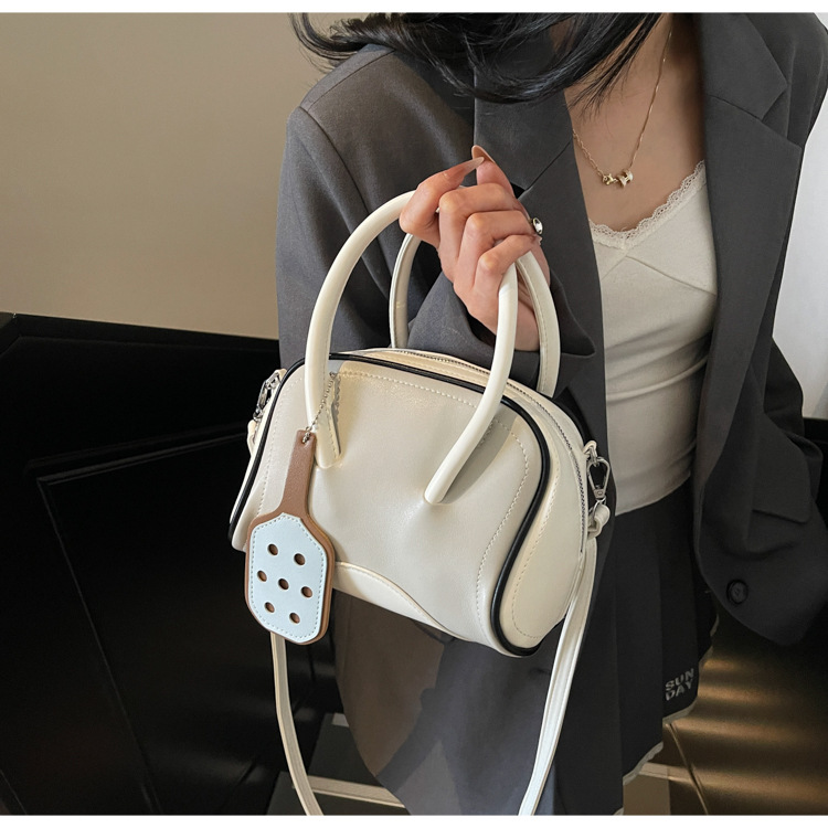 Borsa donna stile baseball borsa a tracolla casual elegante_voghion.com