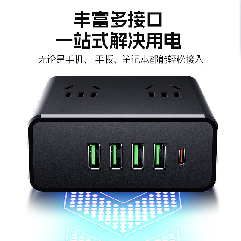 デスクトップコンセントにはusbポート付きの充電コンセントがあります。|undefined
