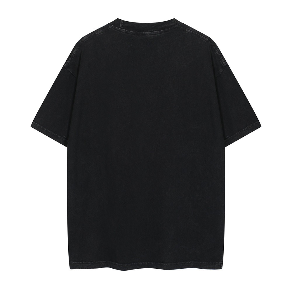 Far.ARCHIVE Far hacer viejo lavado marca de agua suelta camiseta casual de manga corta