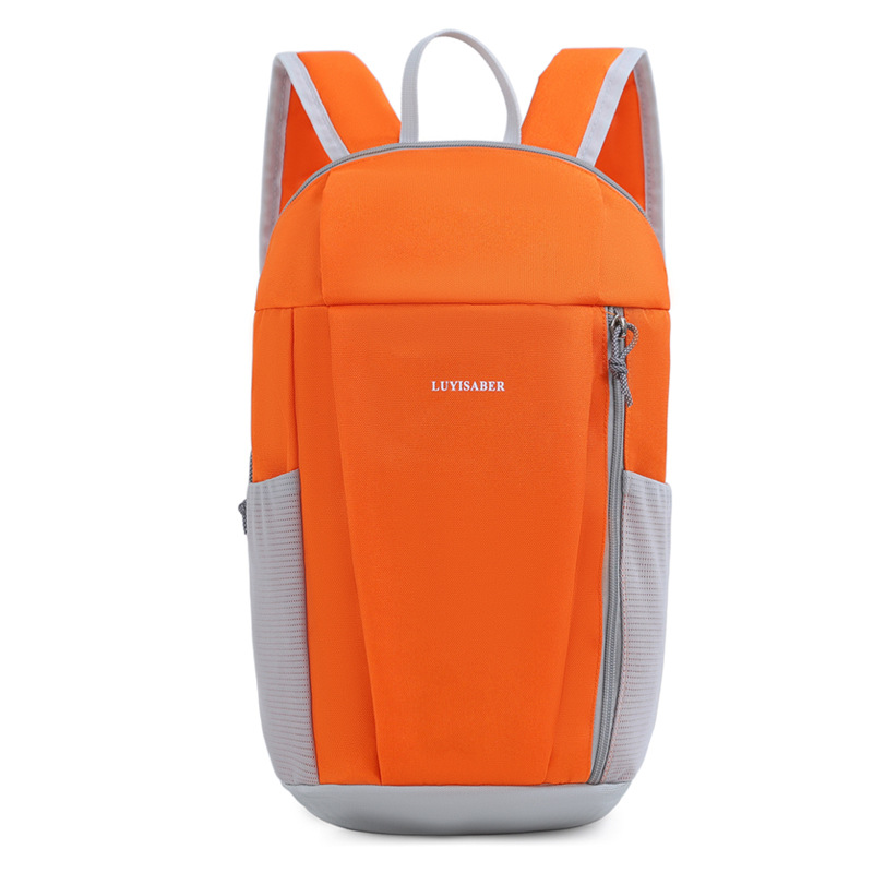 Bolsa deportiva ligera al aire libre personalizada logo mochila casual para viajes cortos para hombres y mujeres mochila pequeña ligera bolsa de montaña