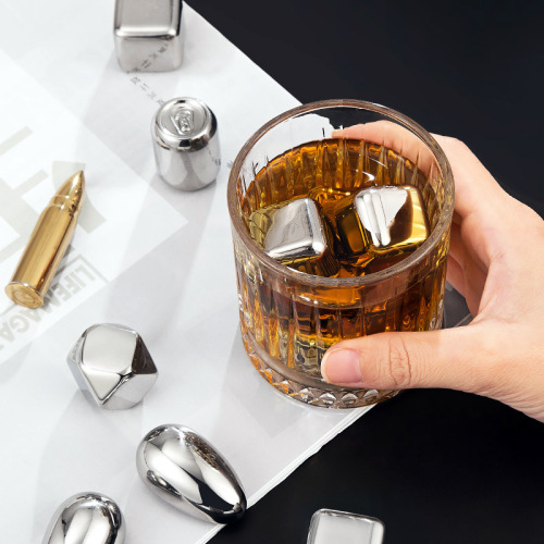 Food grade 304 stainless steel ice ice artifact ice wine stone ice particles quick-frozen beer ice ball 316