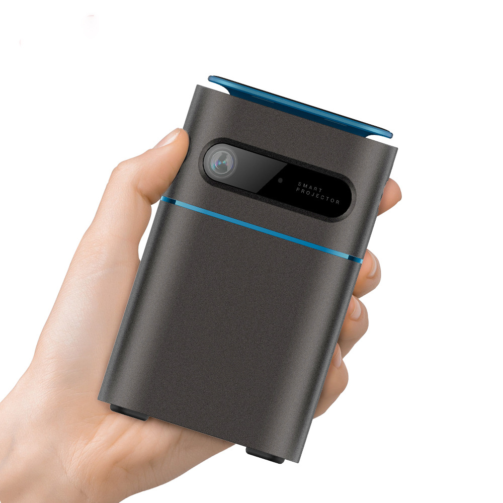 DLP proyector inteligente transfronteriza oficina dormitorio cine en casa con batería proyector Mini proyector portátil