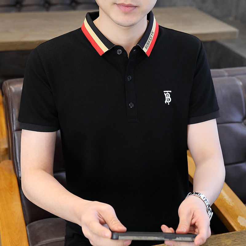 Taobaoke-5052-P32-2024 Camisa POLO estándar bordada de alta calidad de verano Camiseta de manga corta para jóvenes-Verano 8
