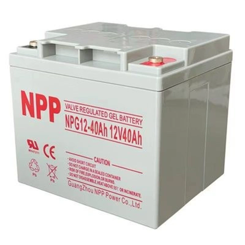Перезаряжаемая gel-батарея VRLA (NPP) NPG12‑65Ah 12В 65Ач — серия 12В 7–200 Ач, не требующая обслуживания