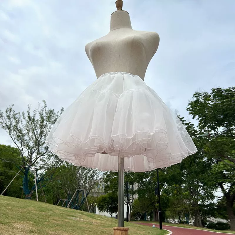 Петтикот (Lolita) шестислойный фатиновый подъюбник, 25 см короткий расклёшенный