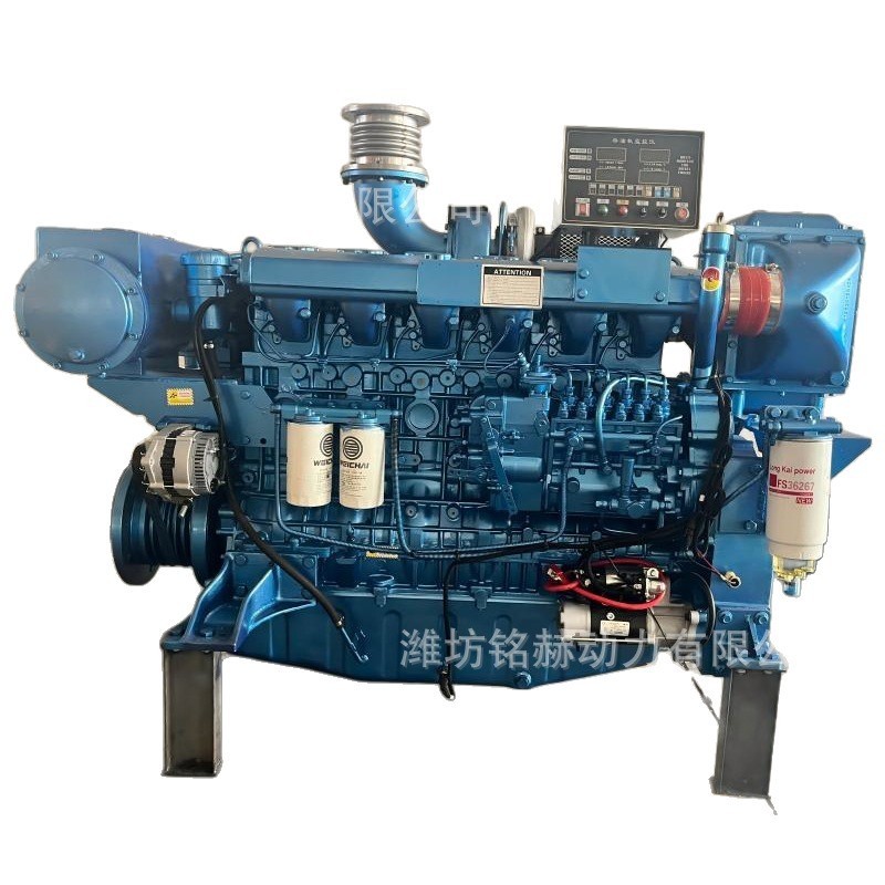 Weichai P10 ボートエンジンハイパワー漁船貨物船ディーゼルエンジン 300 馬力海水淡水交換器輸出|undefined